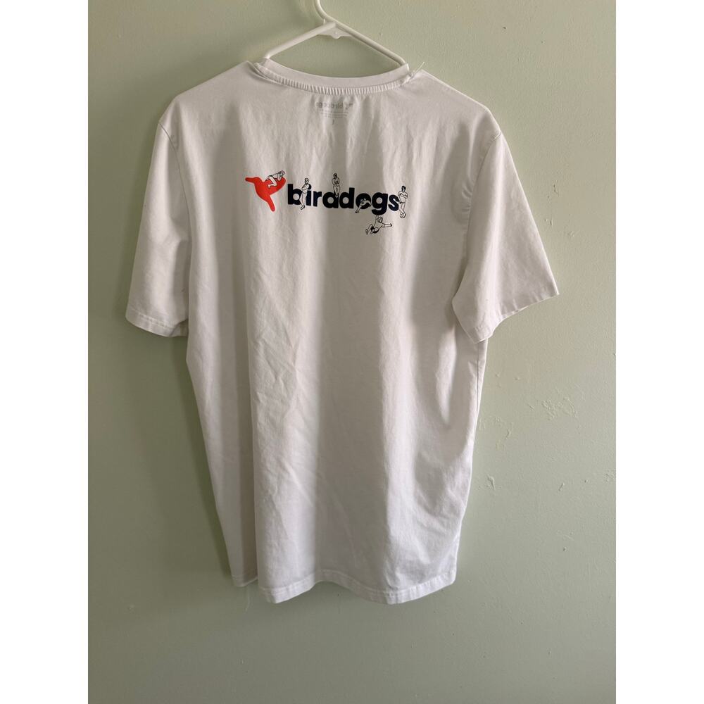 Birddogs | Summer Preppy Men’s White Playground T-Shirt Casual Athlesuire Sz L - Picture 6 of 9